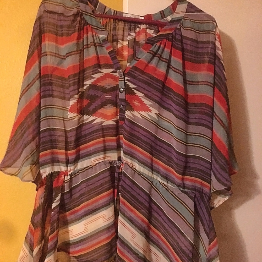 Tasha Polizzi southwest print top
